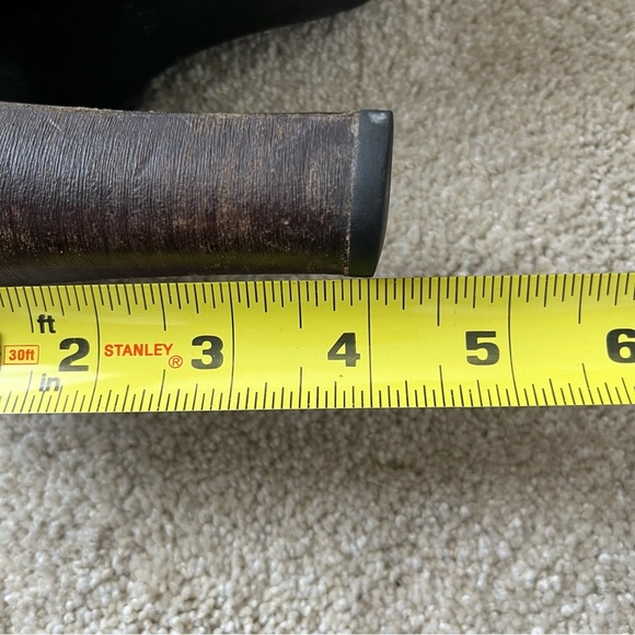 Tory Burch Leather Heeled Ankle Booties-Black/Gold-Women’s 7-Preppy-Prep-Classic - Picture 12 of 13